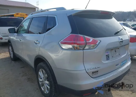 2015 Nissan Rogue Sv из США, поврежденный, VIN 5N1AT2MV8FC828829